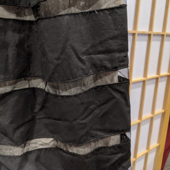 Basque sleeveless black dress - Picture 2 of 5